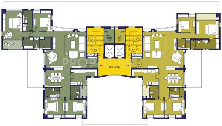 Images for Cluster Plan of Ambuja Neotia Upohar Luxury Gold