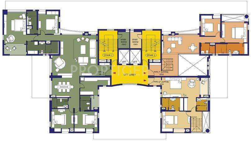 Images for Cluster Plan of Ambuja Neotia Upohar Luxury Gold