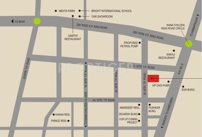 Images for Location Plan of Hetvi Ujjaval Homes