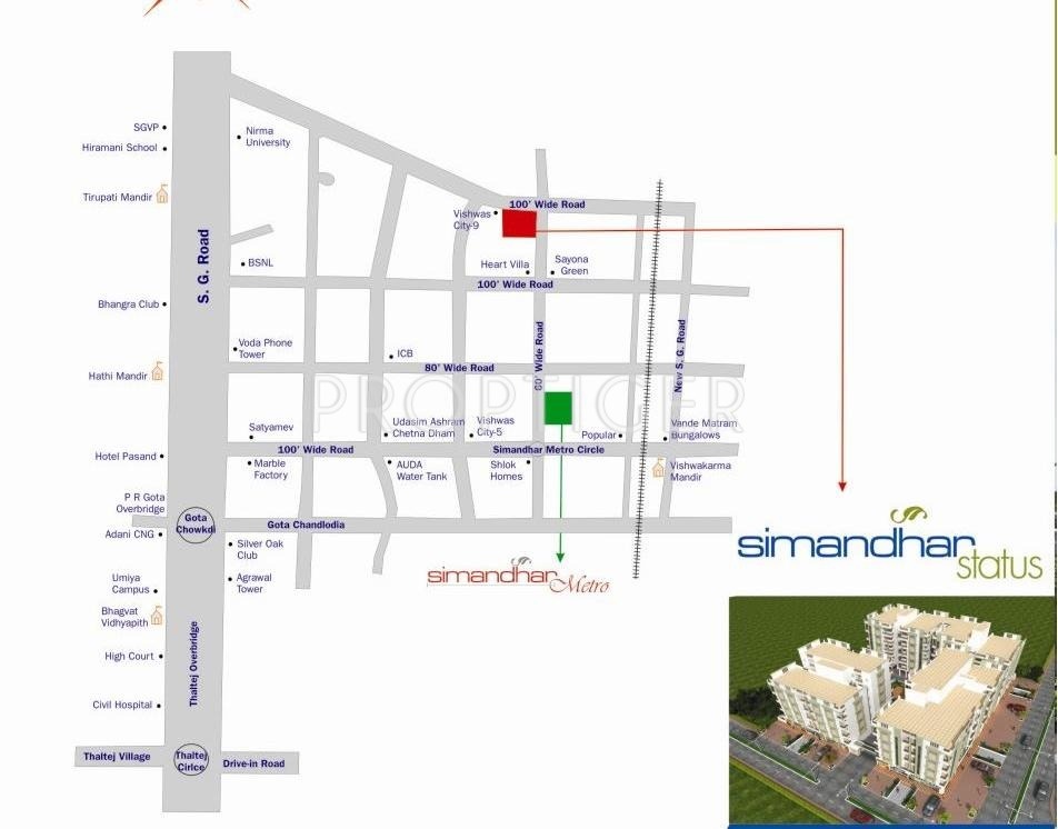 Images for Location Plan of Simandhar Simandhar Status