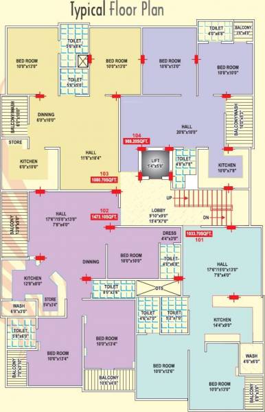 Images for Cluster Plan of Shri Krishna Hilton Tower Images for Cluster Plan of Shri Krishna Hilton Tower
