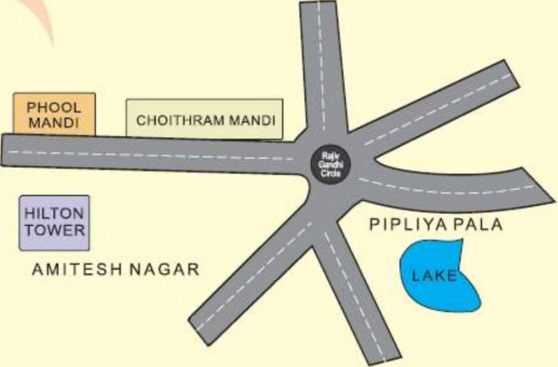 Images for Location Plan of Shri Krishna Hilton Tower