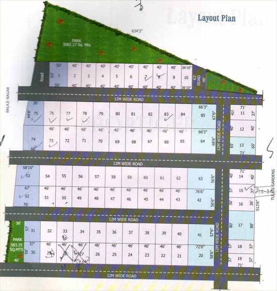 Images for Layout Plan of Satya Kalyans Sulochana Gardens