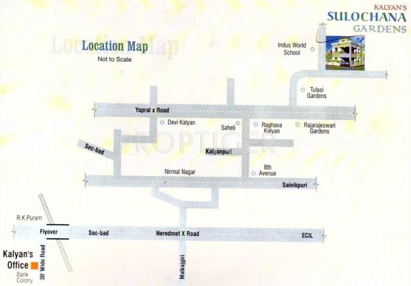 Images for Location Plan of Satya Kalyans Sulochana Gardens