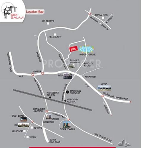  balaji-towers Images for Location Plan of  Balaji Towers