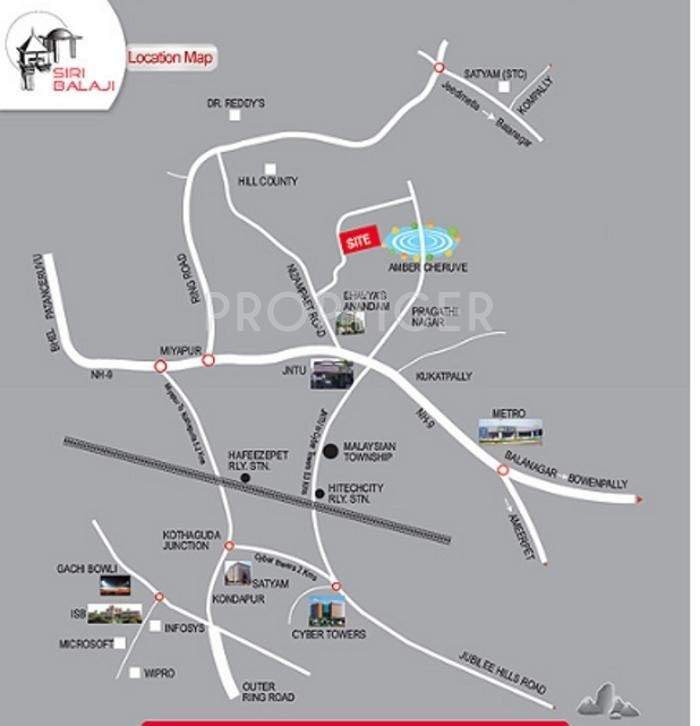 balaji towers Images for Location Plan of  Balaji Towers