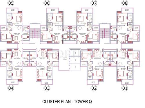 Images for Cluster Plan of Ajnara LeGarden le-garden Images for Cluster Plan of Ajnara LeGarden