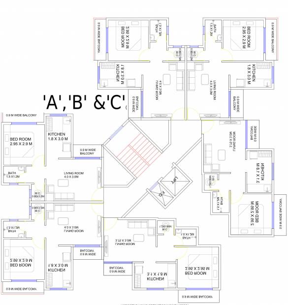 Images for Cluster Plan of Deepjyoti Neelkanth Residency