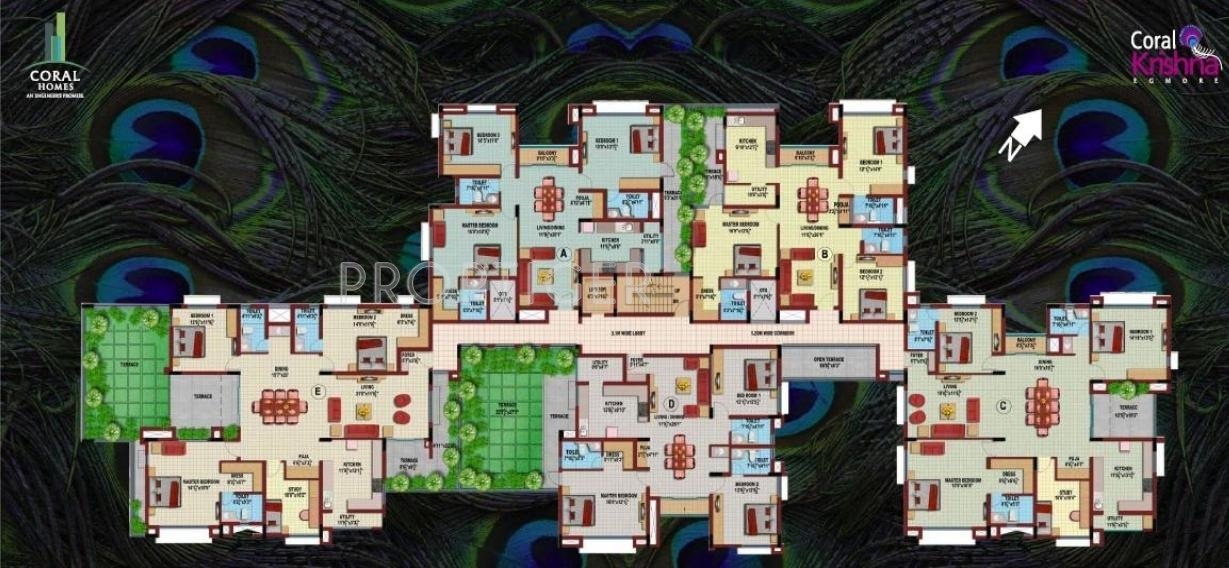 Images for Cluster Plan of Coromandel Coral Krishna