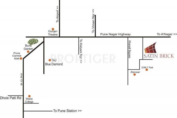 Images for Location Plan of Madhuban Builders Satin Brick