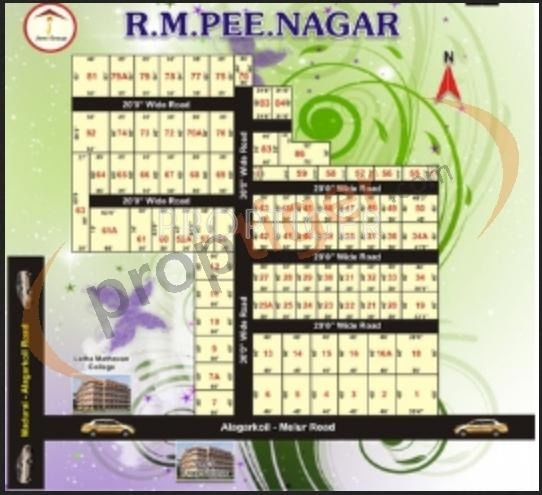 Jemi Housing Ltd Jemi RMP Nagar Plot Layout Plan