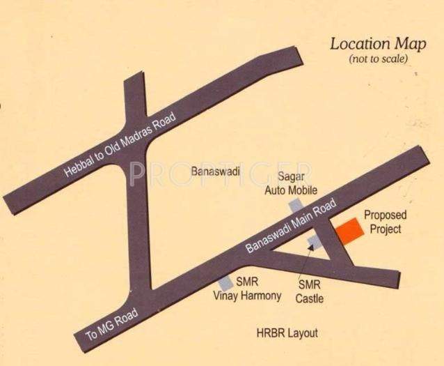  vinay sapphire Images for Location Plan of SMR Holdings SMR Vinay Sapphire