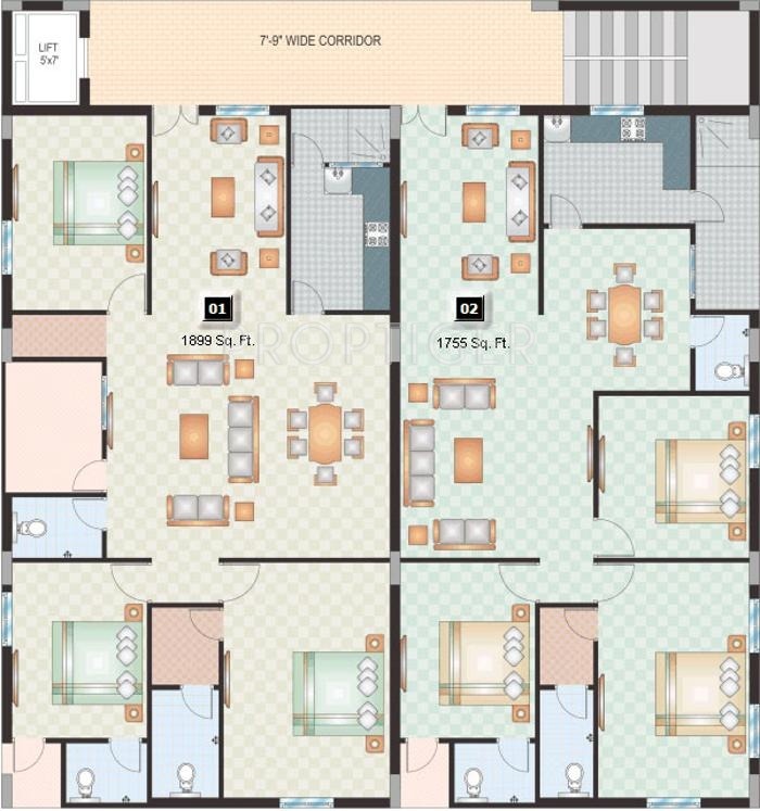 Images for Cluster Plan of Shriya SL Square