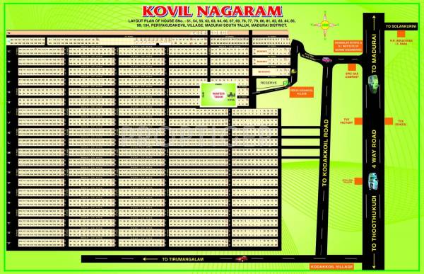 Layout Plan Jemi Housing Kovilnagaram Q Sector Layout Plan