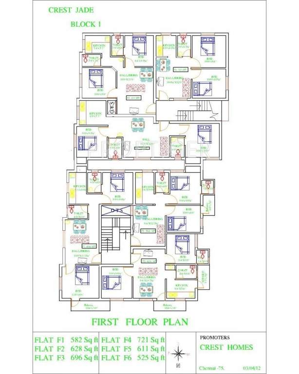 Images for Cluster Plan of Crest Homes Crest Jade I