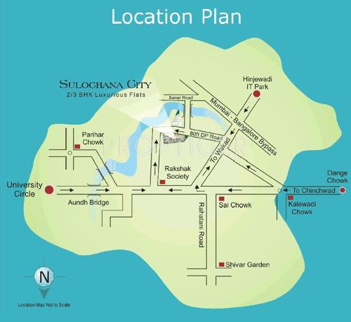 Images for Location Plan of Nandgude Sulochana City