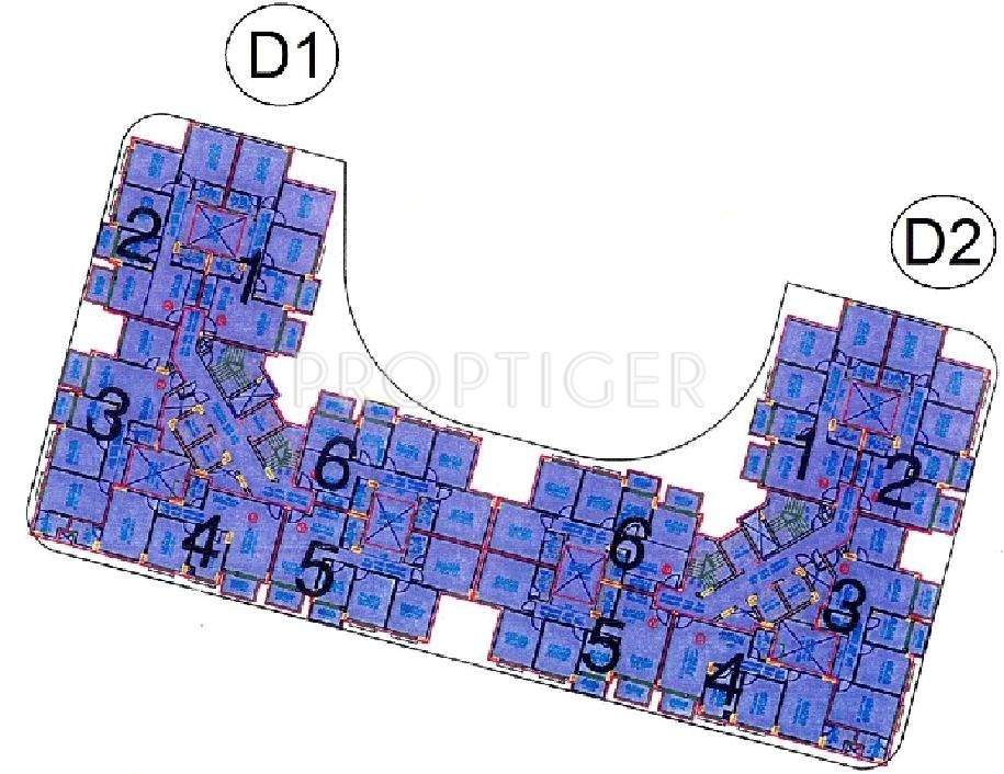 Images for Cluster Plan of DLF Westend Heights New Town