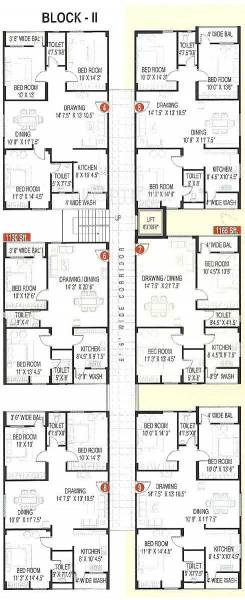 Images for Cluster Plan of Sri Sai Balaji Real Estates CMR Residency