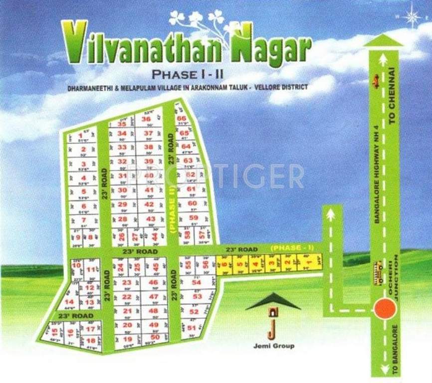 Jemi Housing Vilvanathan Nagar Layout Plan