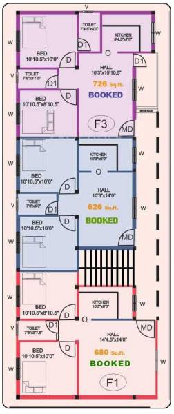 Images for Cluster Plan of ARRR Karuneegar Street