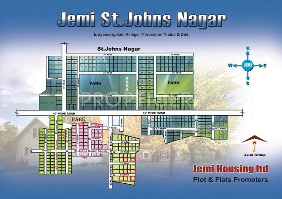 Jemi Housing St Johns Nagar Layout Plan