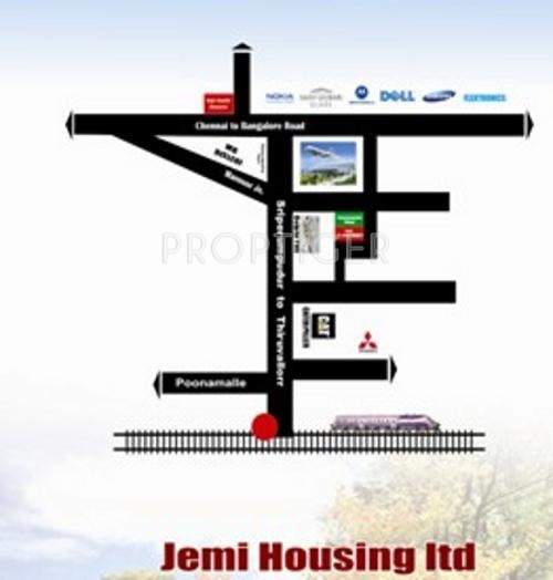 Jemi Housing St Johns Nagar Location Plan