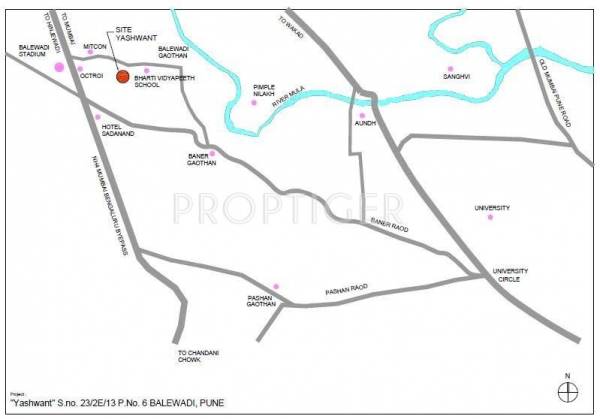 Images for Location Plan of Siddharth Constructions Yashwant Society