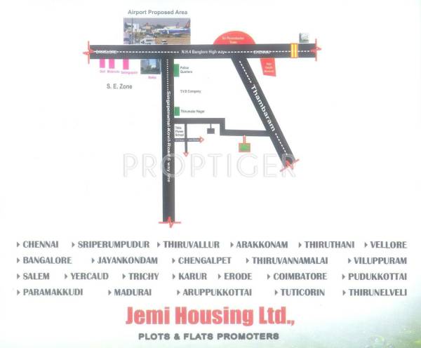 Jemi Housing Modern City I Location Plan