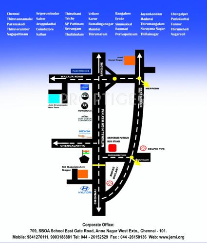 Jemi Housing Sirumangadu New Town Location Plan