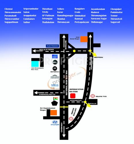 Jemi Housing Sirumangadu New Town Location Plan