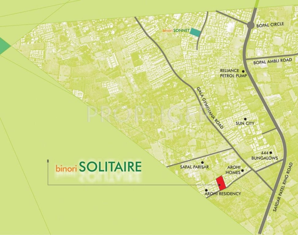  solitaire Images for Location Plan of Binori Solitaire