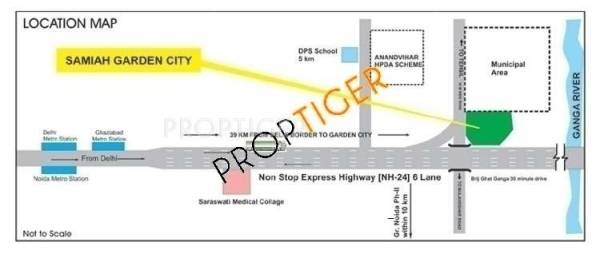 Images for Location Plan of Samiah International Builders Samiah Garden City