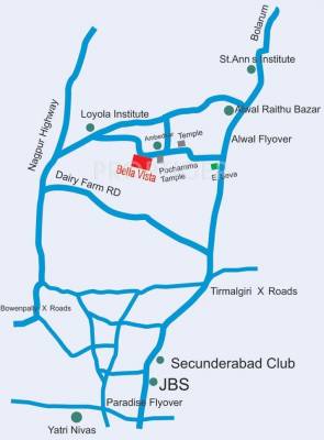 GK Developer Bella Vista Location Plan