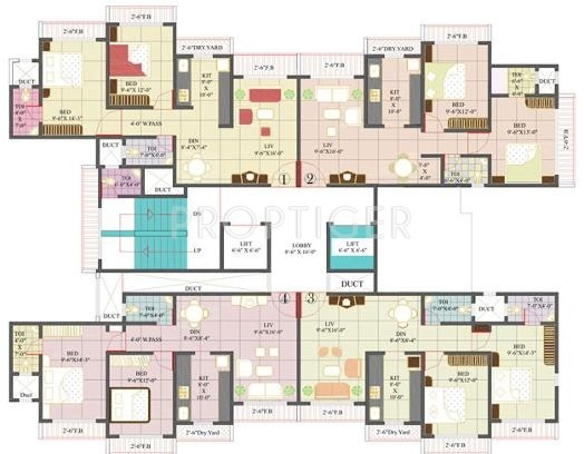 Images for Cluster Plan of Hiral Homes Hiral Splendour