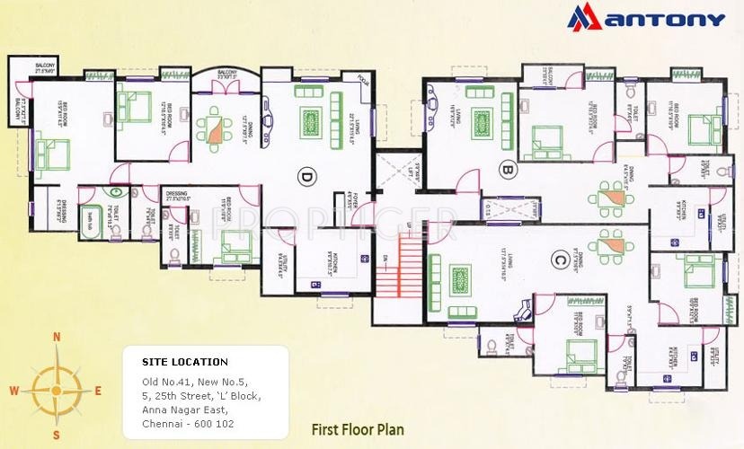 Images for Cluster Plan of Antony Associates Blossom