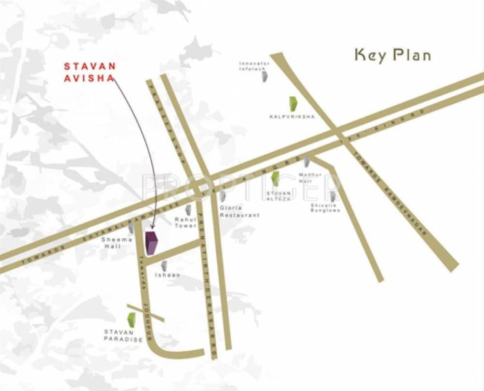 Images for Location Plan of Sambhav Stavan Avisha