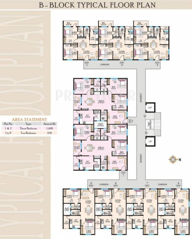 Images for Cluster Plan of Modi Properties Paramount Residency