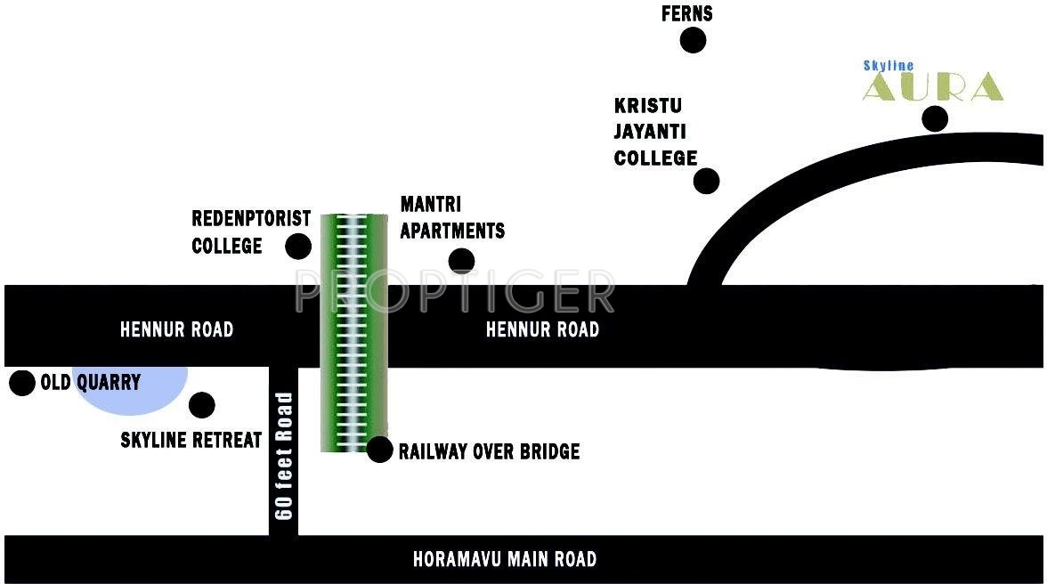 Skyline Constructions Skyline Aura Location Plan