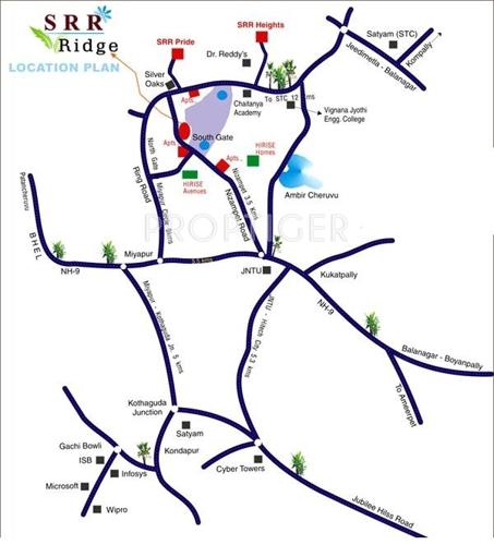  ridge Images for Location Plan of SRR Ridge