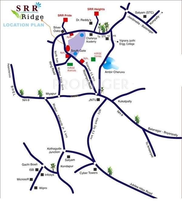  ridge Images for Location Plan of SRR Ridge