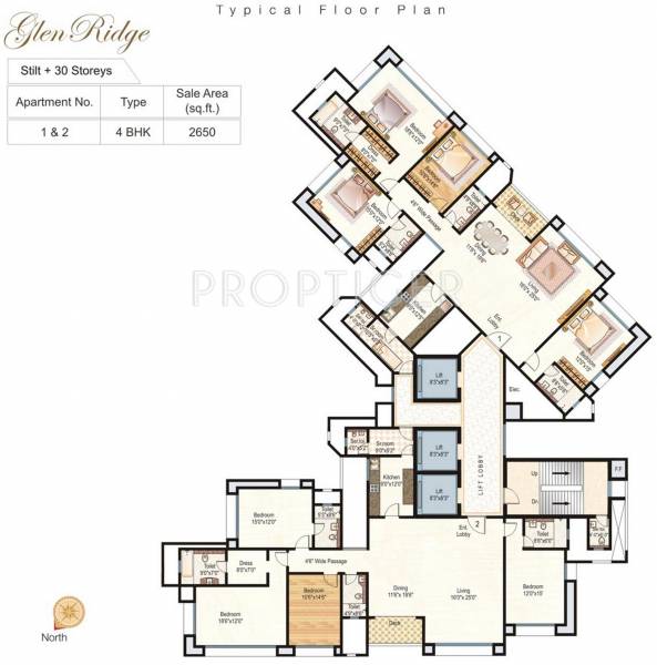 Images for Cluster Plan of Hiranandani Developers Gardens Glen Ridge