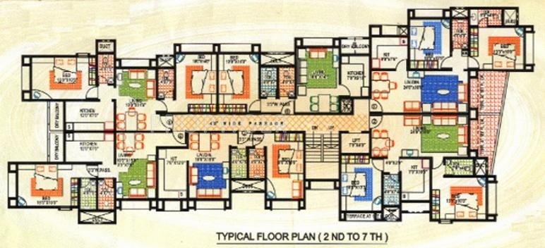 Images for Cluster Plan of Ramdev Properties Ami Zarana