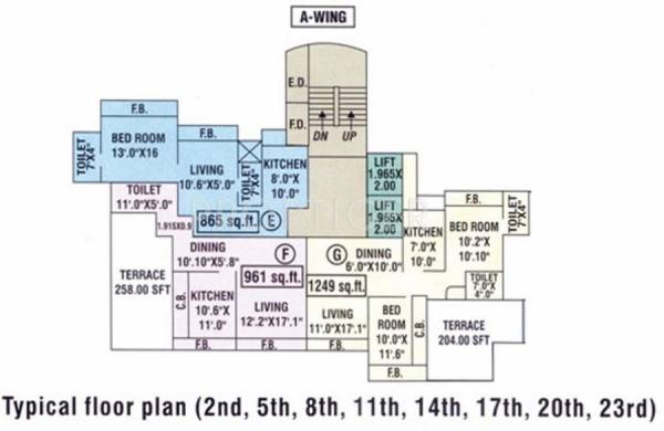Images for Cluster Plan of Bhumiraj Hermitage