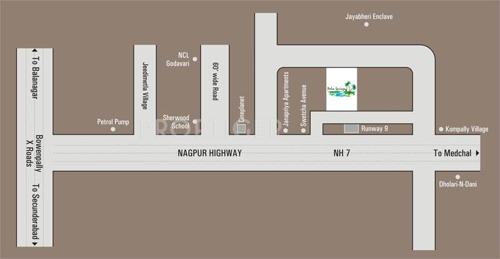  palm-springs Images for Location Plan of Modi Palm Springs