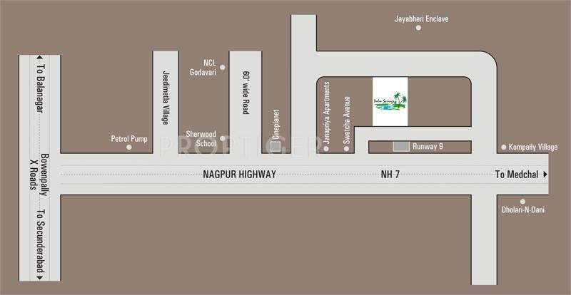  palm springs Images for Location Plan of Modi Palm Springs