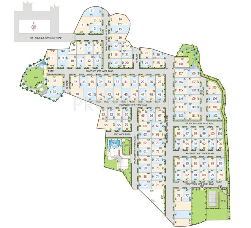  andal homes Images for Layout Plan of SLV Andal Homes