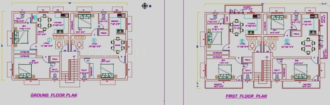 Images for Cluster Plan of Andavar Home Sadagopan Enclave
