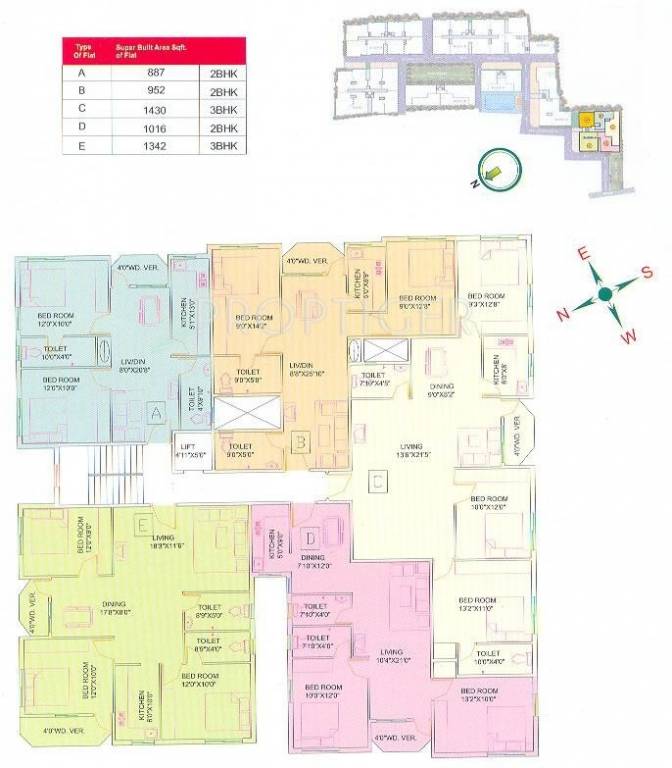 Images for Cluster Plan of GM Group Meena Residency