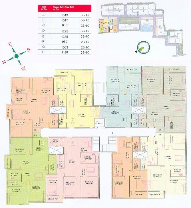 Images for Cluster Plan of GM Group Meena Residency