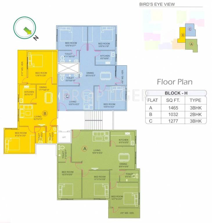 Images for Cluster Plan of GM Group Meena Residency